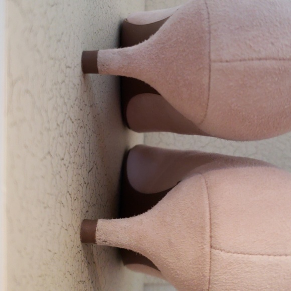 Pink Suede Heels - Picture 3 of 6